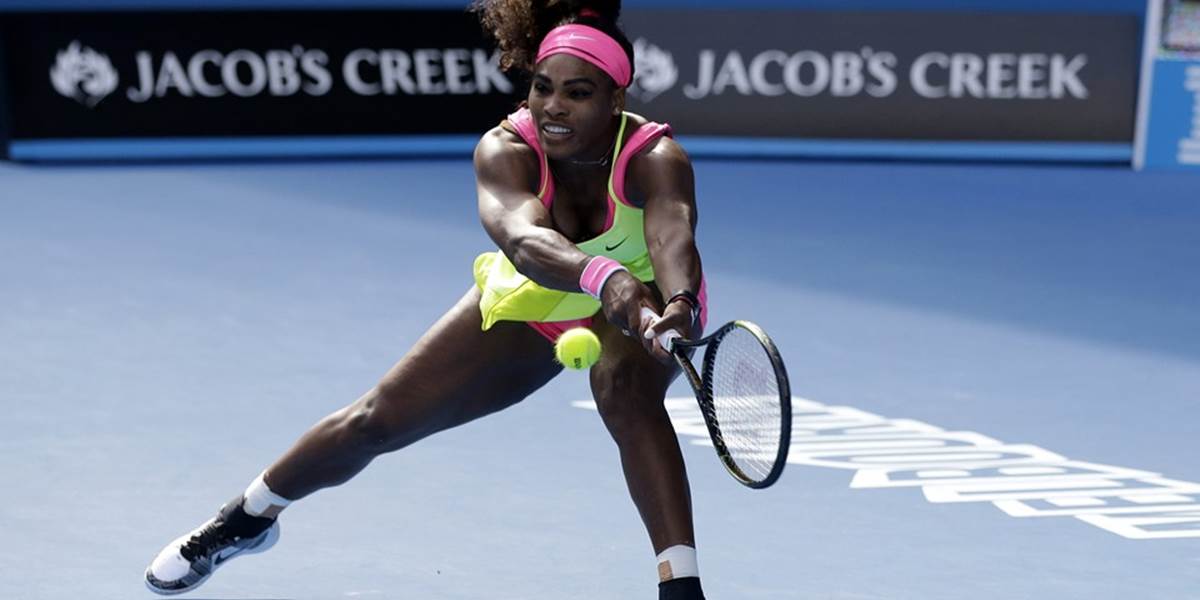 Australian Open: Serenu Williamsovú pred finále trápi nádcha, v piatok skrátila tréning