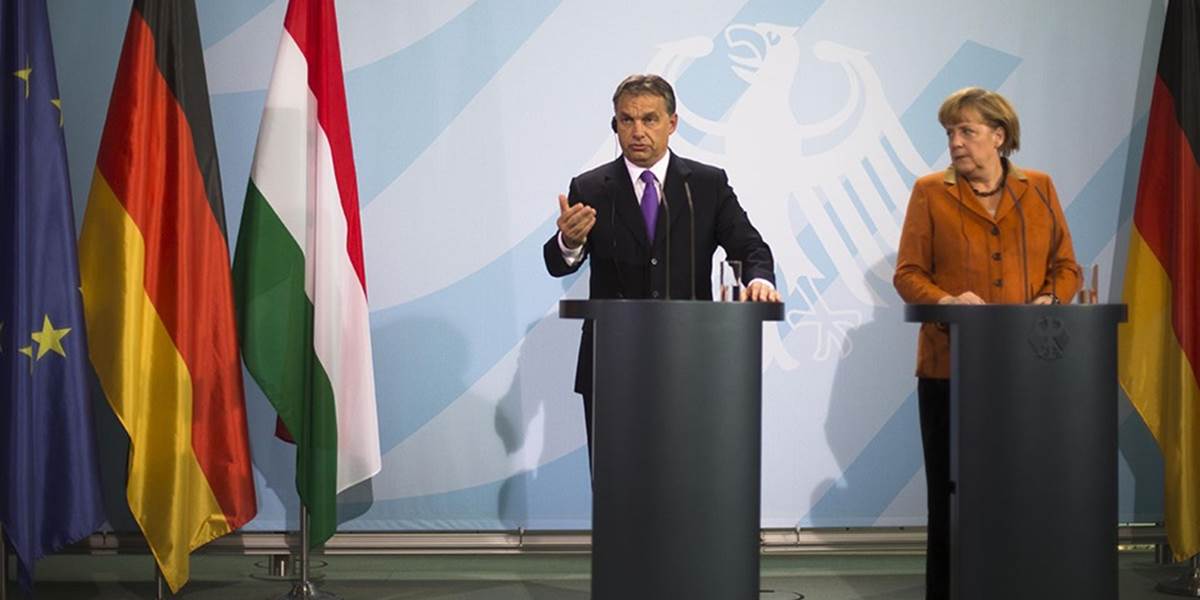 Merkelová pricestuje  do Budapešti na rokovania s Orbánom