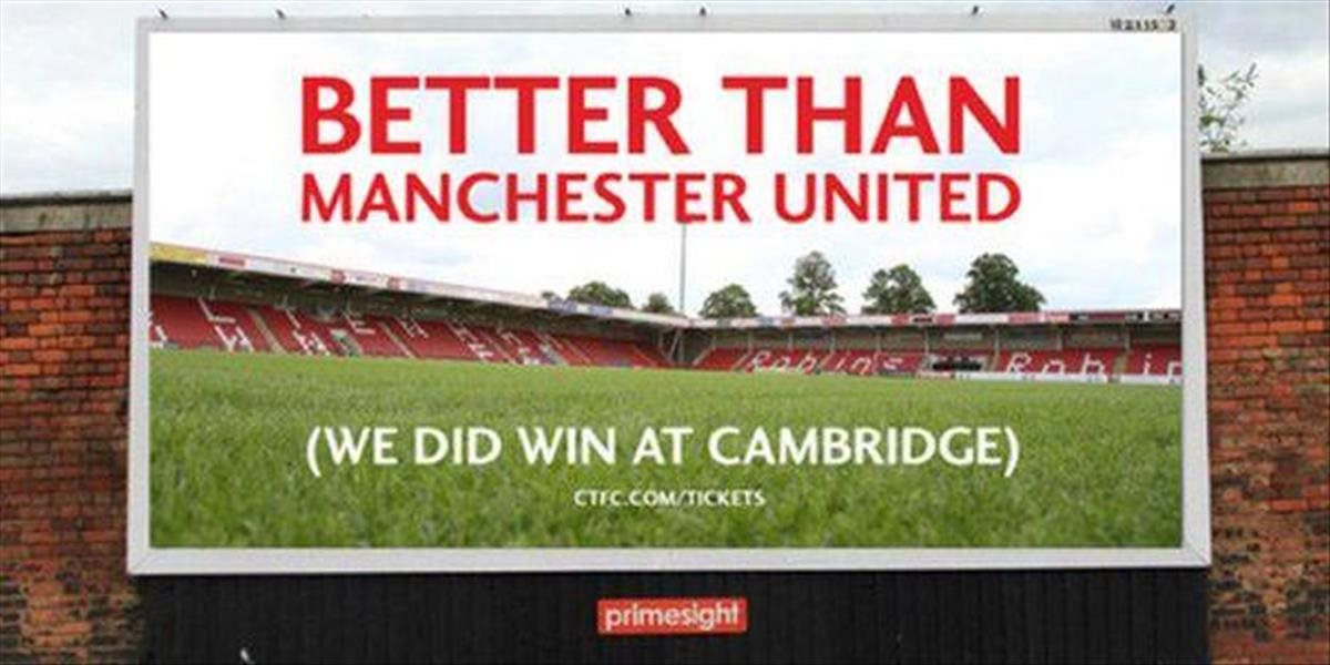 Cheltenham Town lepší ako Manchester United!