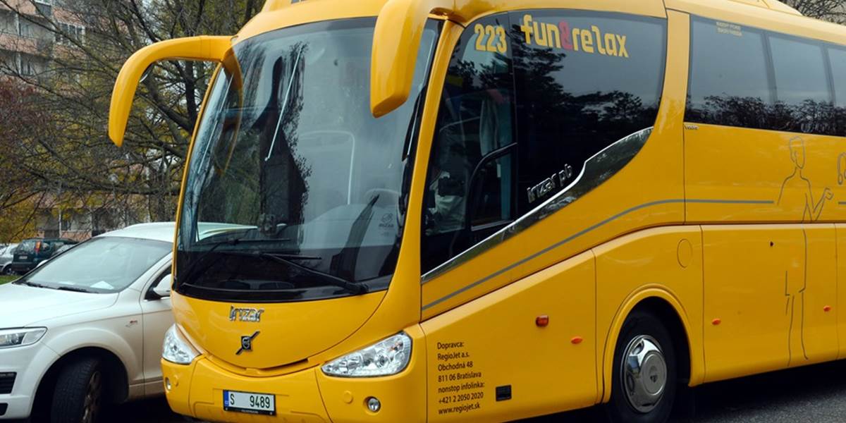 Autobusy RegioJet už jazdia z Banskej Bystrice do Bratislavy