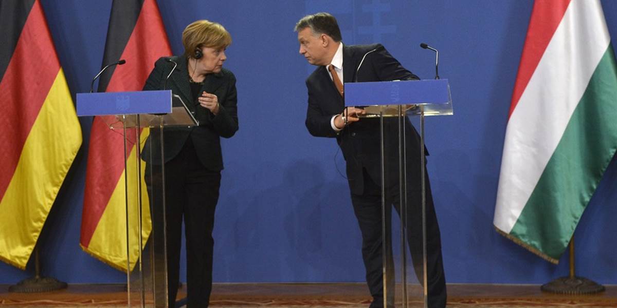 Maďarská štátna televízia vynechala konflikt Merkelovej s Orbánom