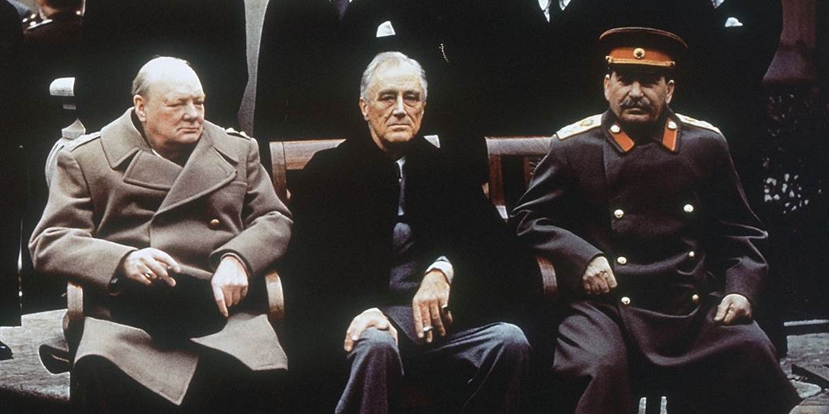 Pred 70 rokmi sa v Jalte stretli Roosevelt, Churchill a Stalin