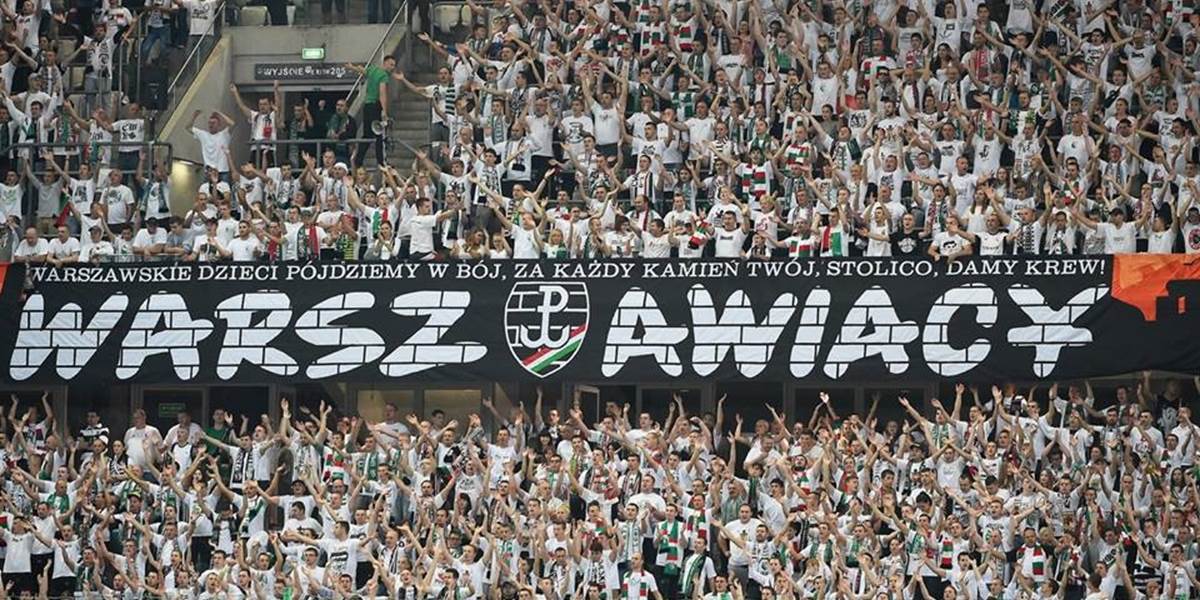 EL: Legia Varšava proti Ajaxu definitívne bez podpory z tribún