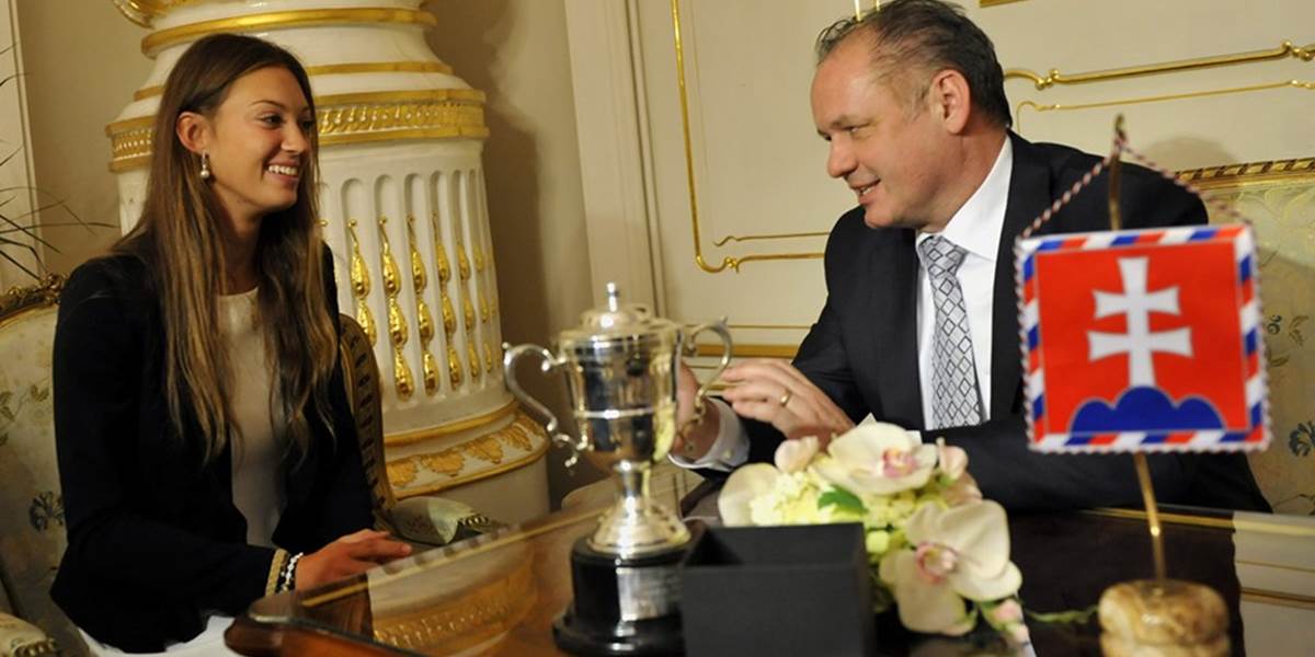 FOTO Prezident Kiska prijal Mihalíkovú: Jednu hru by som mu pustila, ale viac nie