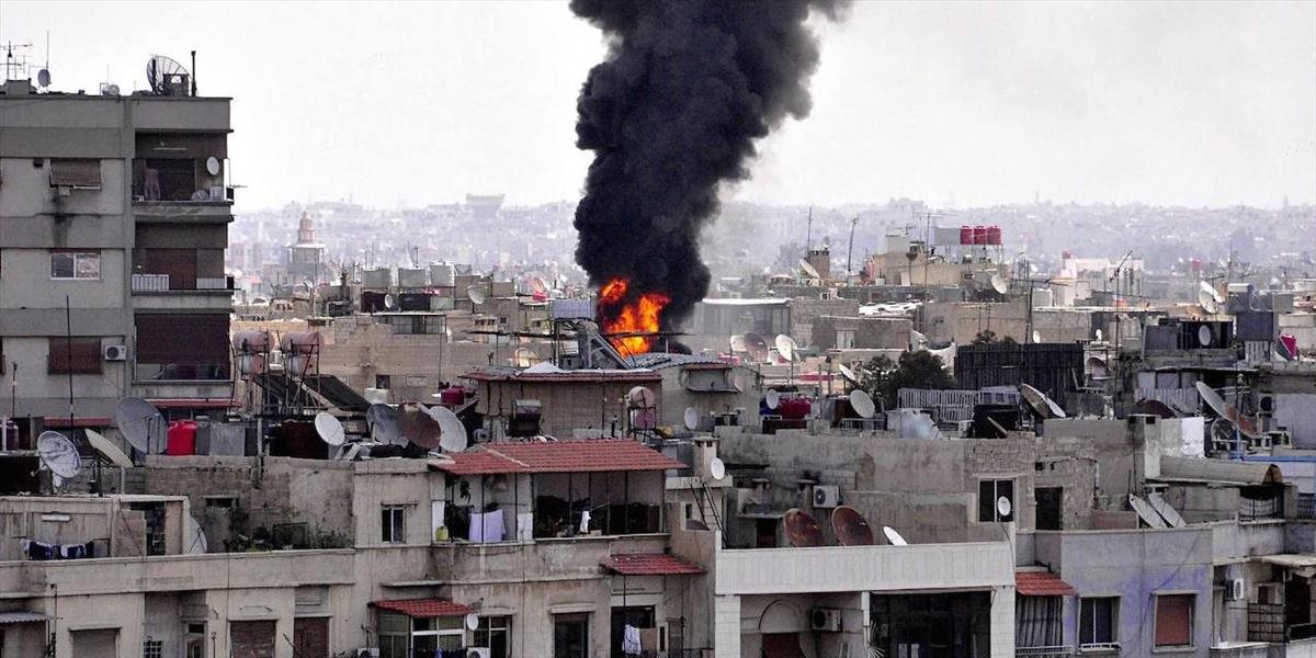 Pri prudkom ostreľovaní Damasku zahynulo najmenej osem ľudí