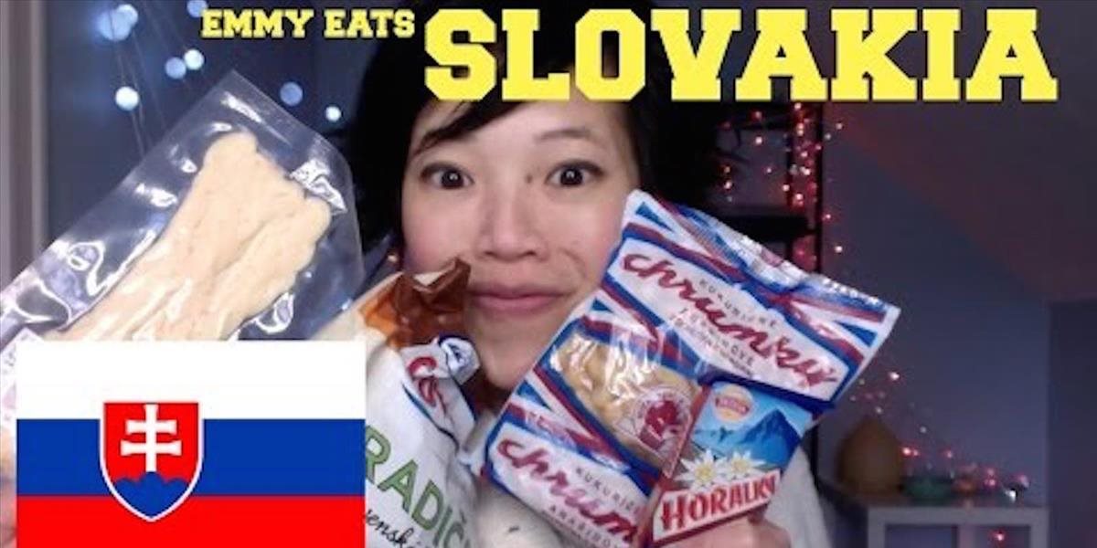 VIDEO Američanka Emmy ochutnáva slovenské špeciality