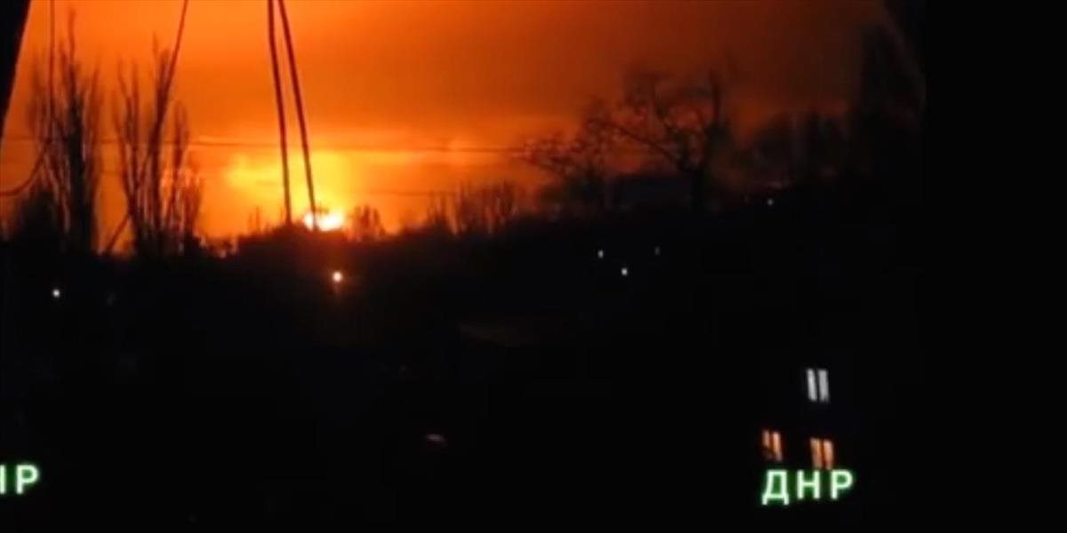 Výbuch v muničnom sklade v Donecku si vyžiadal niekoľko ranených