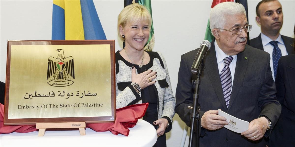 Mahmúd Abbás otvoril v Štokholme palestínske veľvyslanectvo