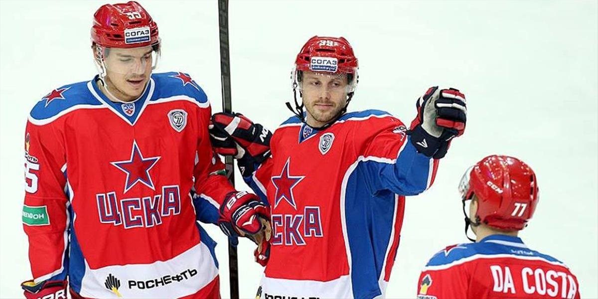 Tím CSKA utvoril proti Slovanu dva rekordy KHL