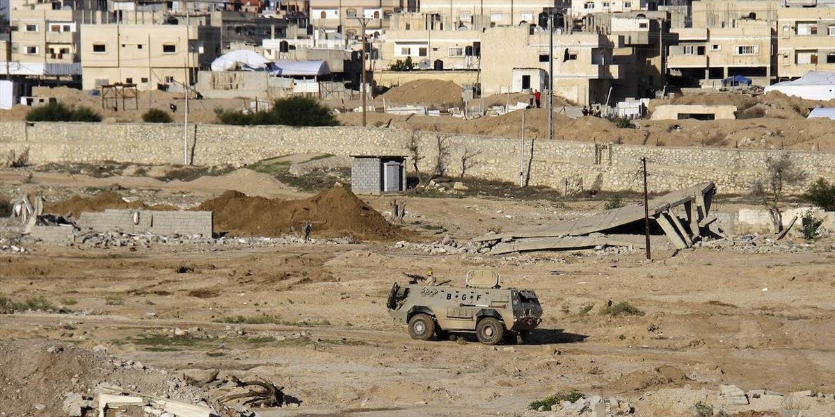 Egyptské bezpečnostné sily objavili 2.5-km pašerácky tunel z pásma Gazy