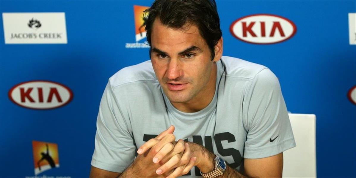 Federer si po prehre so Seppim v Melbourne vychutnal šampanské