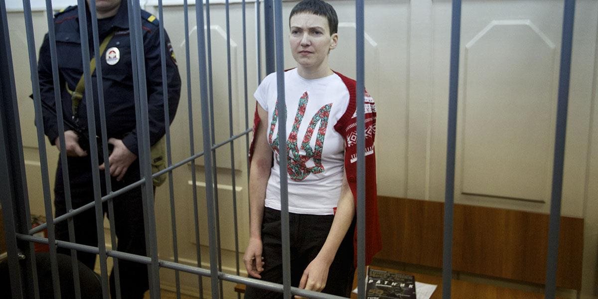 Moskovský súd potvrdil, že Ukrajinka Savčenková zostane vo väzbe do 13. mája