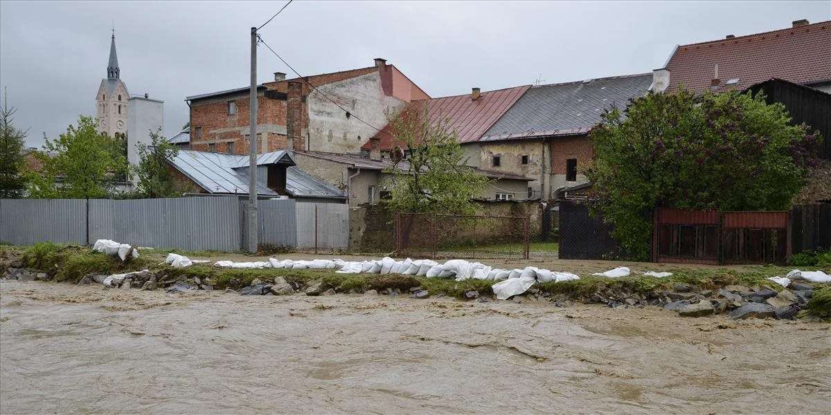 Prvý povodňový stupeň je na riekach Hornád, Torysa a Olšava