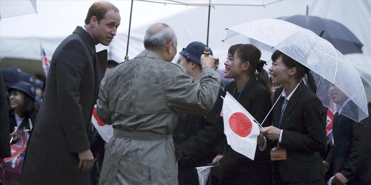 Princ William pricestoval na prvú oficiálnu návštevu Japonska