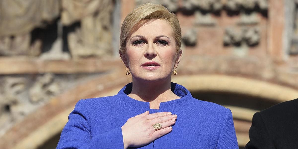 Nová chorvátska prezidentka bola na prvej zahraničnej ceste v Sarajeve