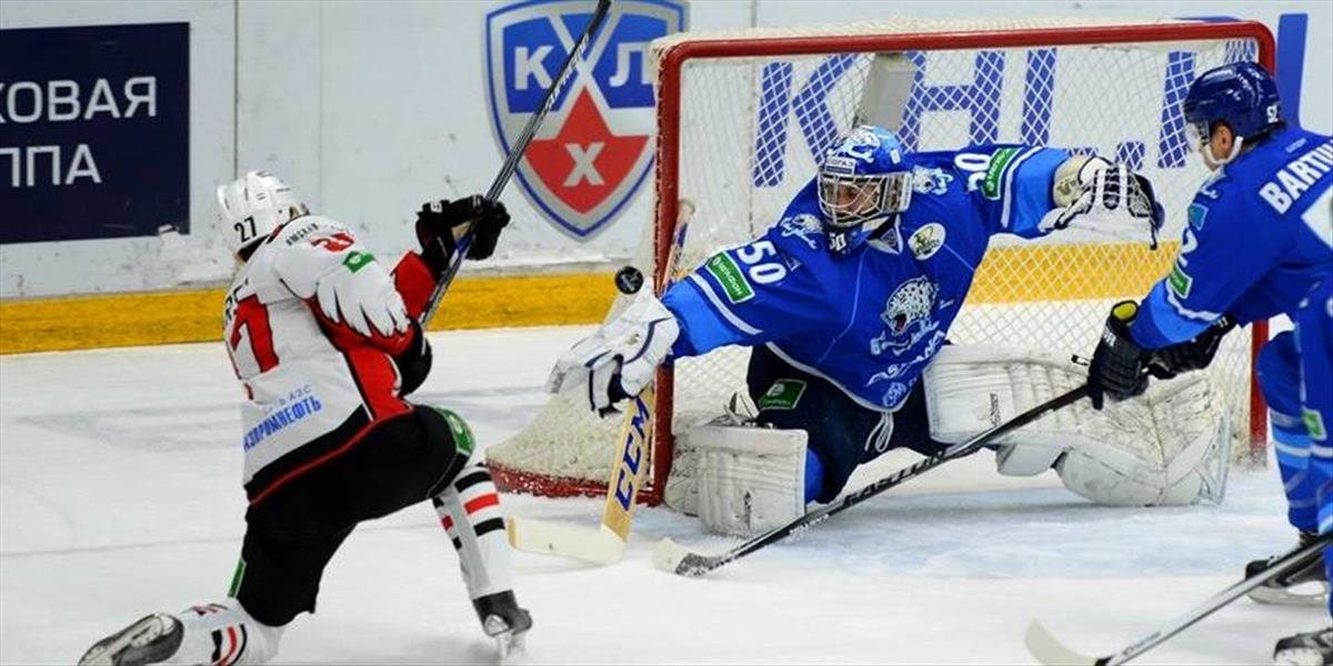 KHL: Ďalšia nula brankára Jána Laca, postup CSKA