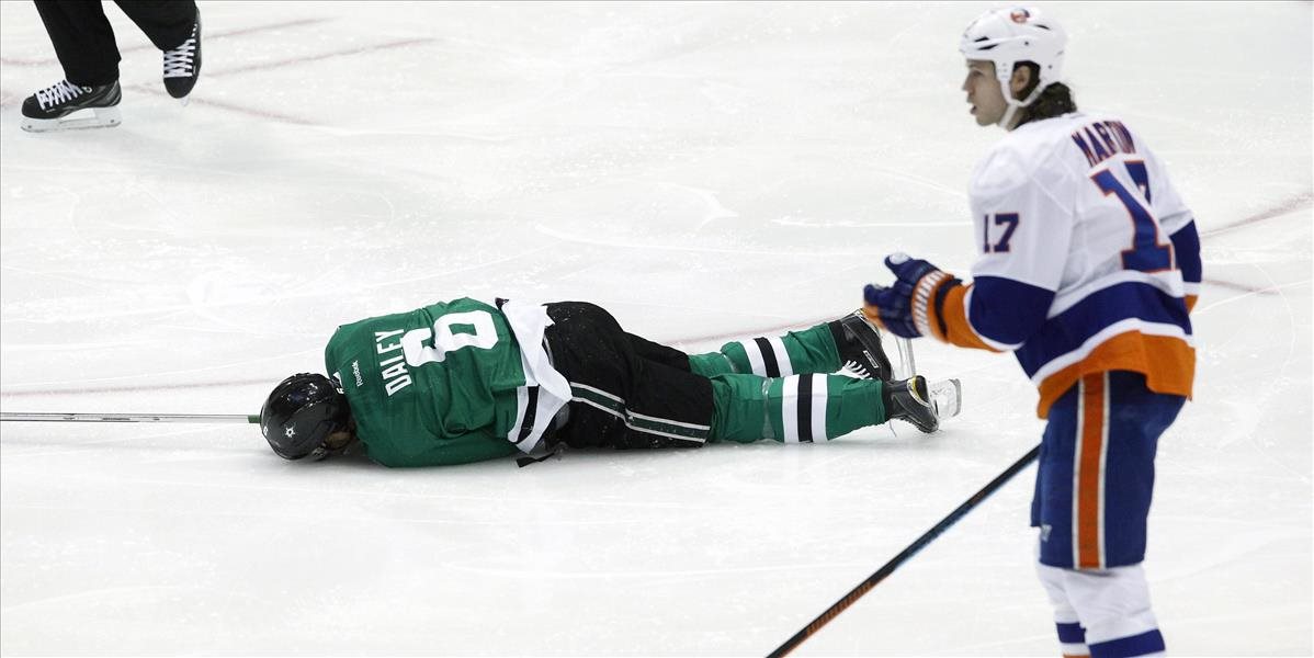 NHL: Martin si za faul kolenom na Daleyho nezahrá jeden zápas