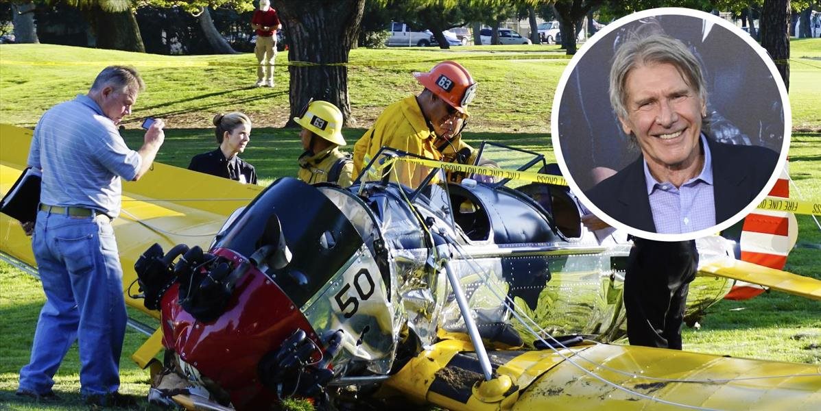 Herec Harrison Ford havaroval so svojim lietadlom: Utrpel viaceré rezné rany na hlave