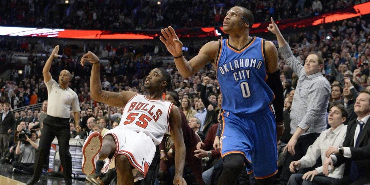 NBA: Westbrook zasa exceloval, ale na Chicago to nestačilo