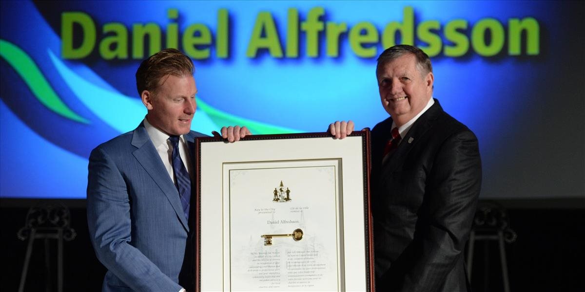 NHL: Alfredsson dostal kľúč od mesta Ottawa
