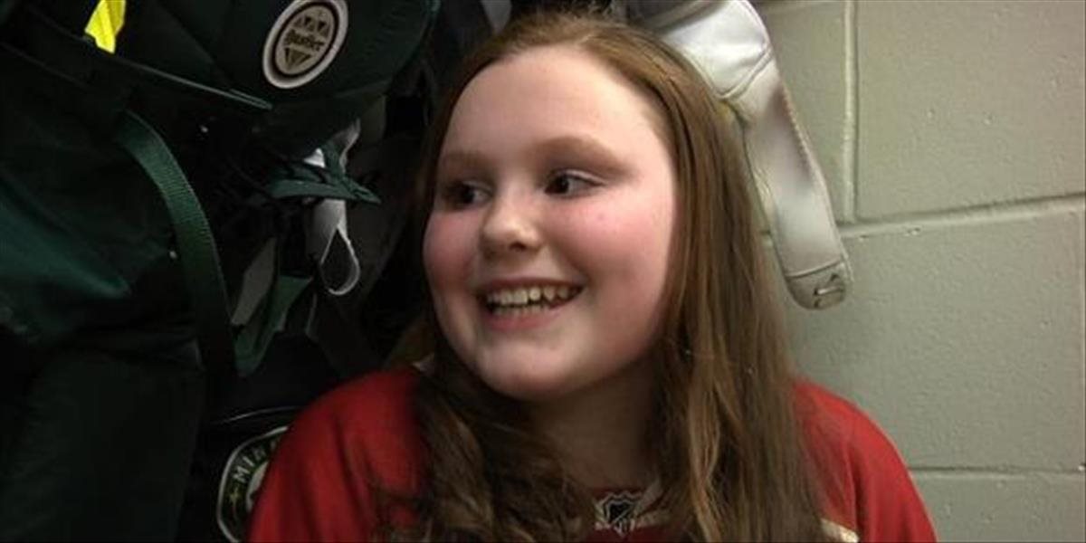 NHL: Malá Jordyn možno napíše trénerom Wild ďalší list, ďakovný