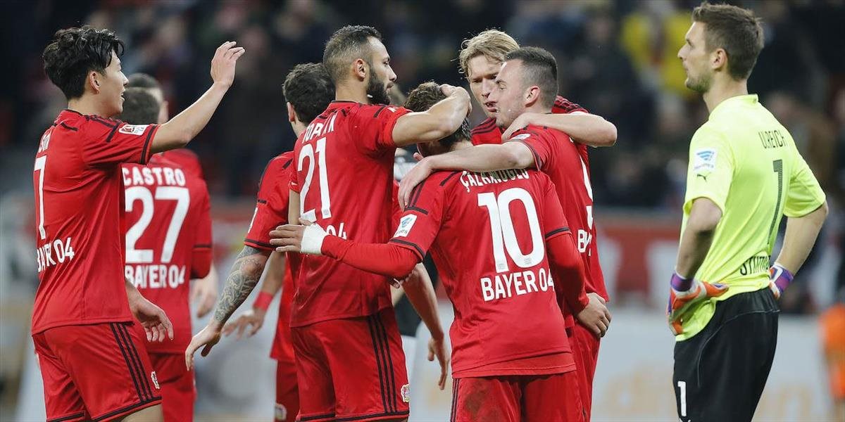 Bayer Leverkusen zvíťazil nad VfB Stuttgart 4:0 v 25. kole bundesligy