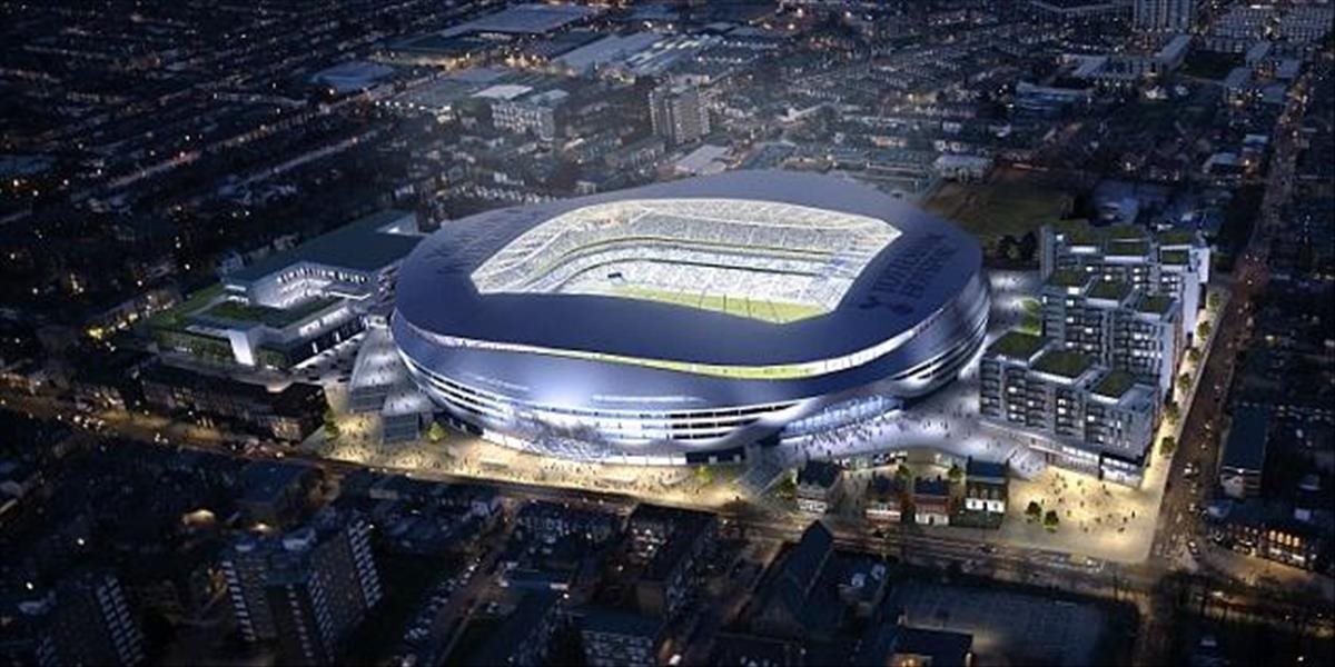 Tottenham bude mať nový štadión za 400 miliónov libier