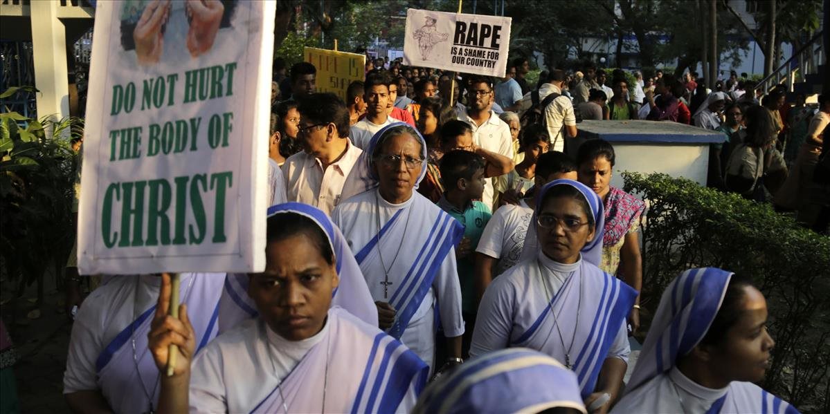 Kresťania v Indii majú strach, gang mužov znásilnil rádovú sestru