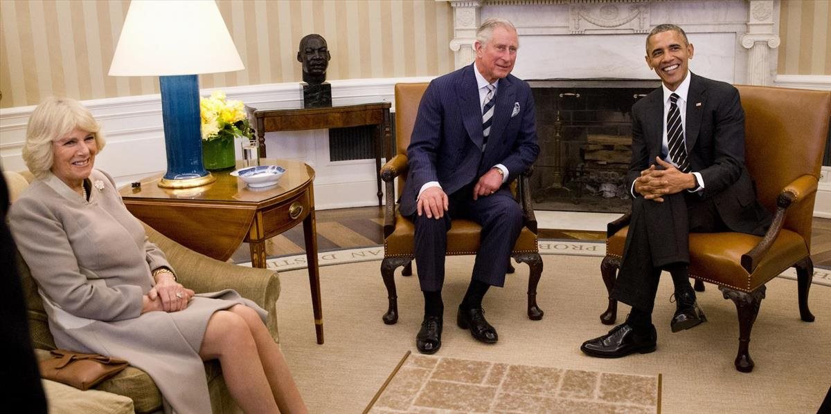 Obama privítal v Bielom dome princa Charlesa s Camillou