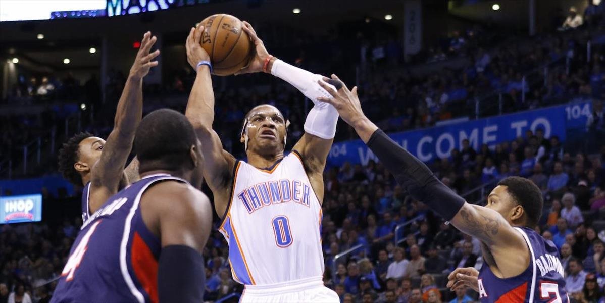 NBA: Westbrook opäť potiahol Oklahomu k víťazstvu a má ďalšie triple-double