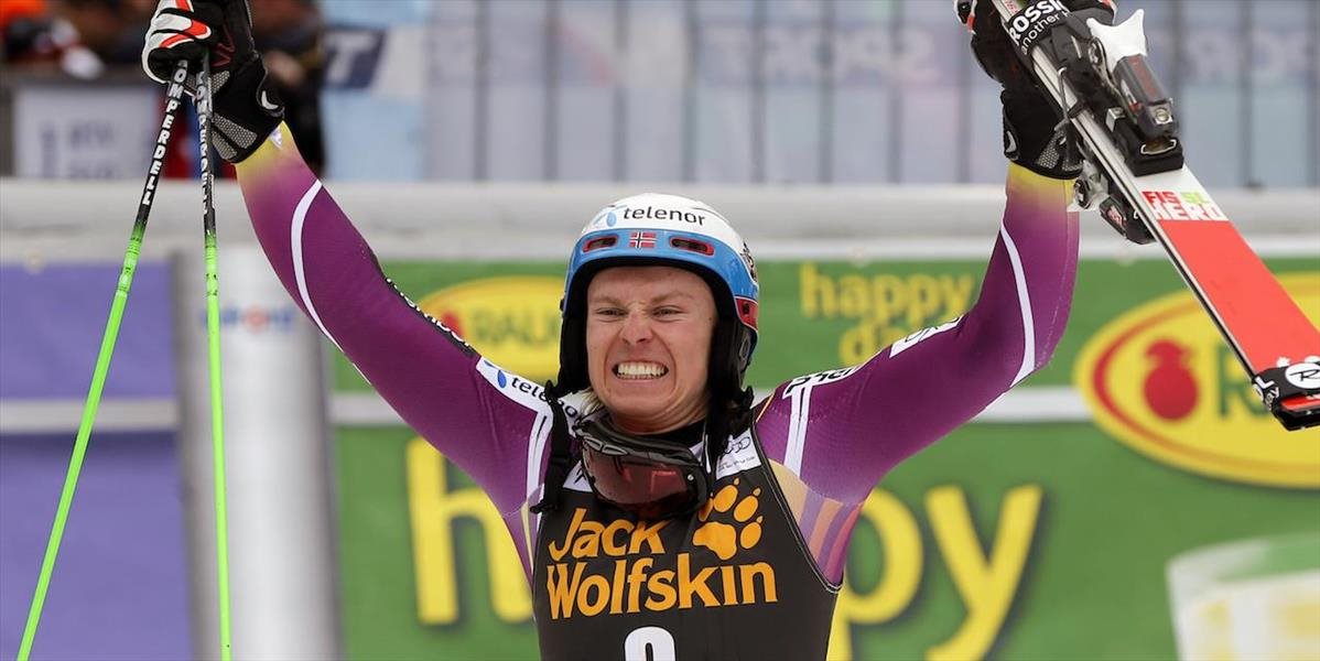 Kristoffersen vyhral obrovský slalom, Hirscher má titul prakticky istý