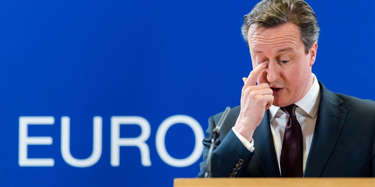Britský premiér Cameron vylúčil, že by v úrade bol aj tretie funkčné obdobie