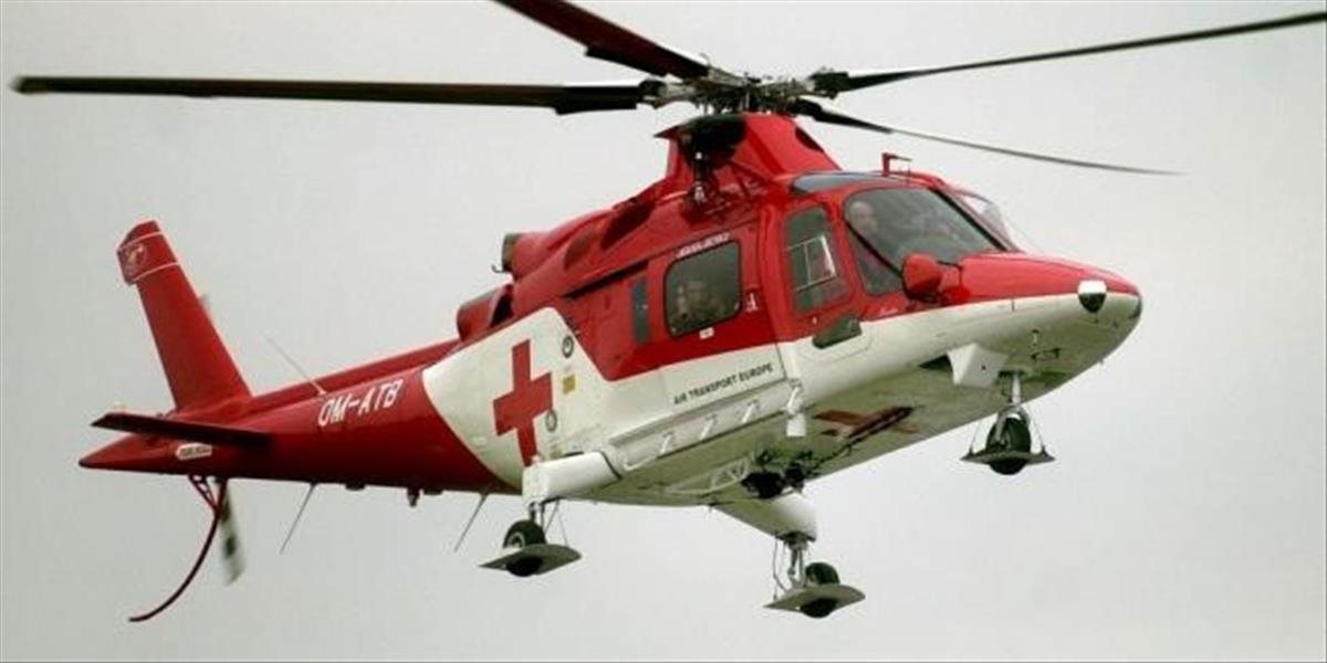 Leteckí záchranári previezli ťažko zranenú ženu do martinskej nemocnice