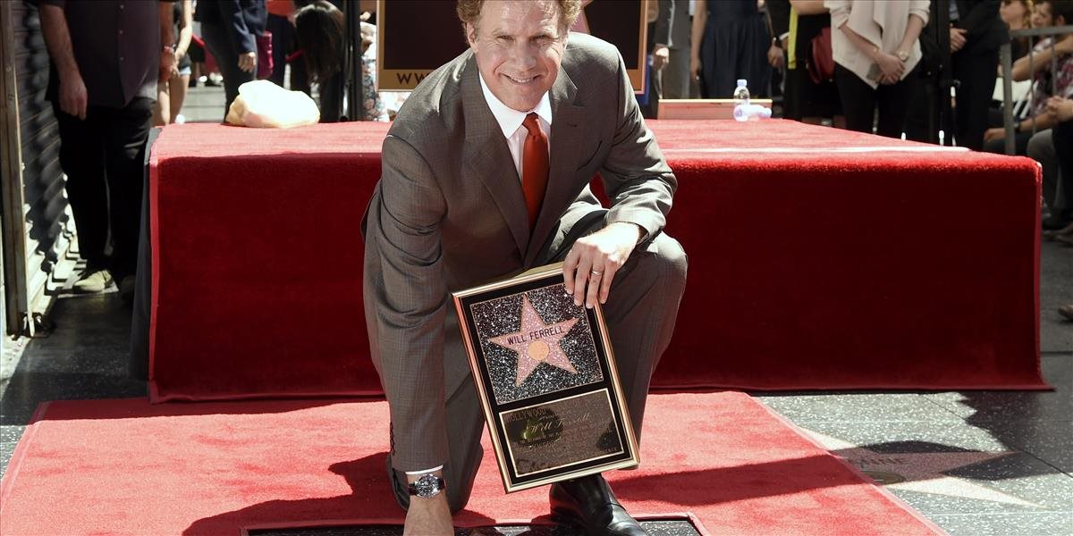 Will Ferrell dostal hviezdu na hollywoodskom Chodníku slávy