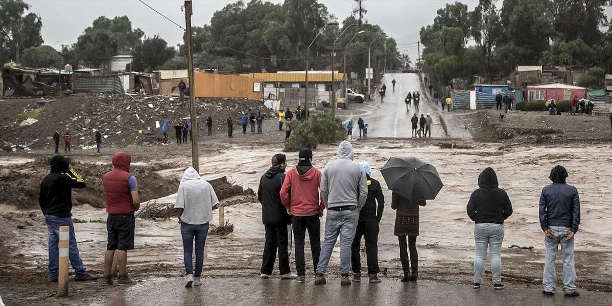 Oblasť Atacamy v Čile zasiahli najhoršie dažde za 20 rokov