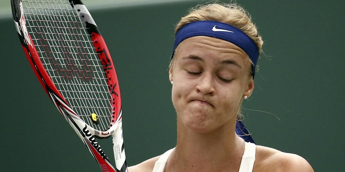 WTA Miami: Schmiedlová v 2. kole nestačila na Radwanskú