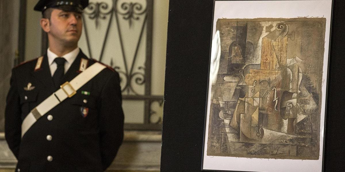 Talianska polícia predstavila stratený Picassov obraz