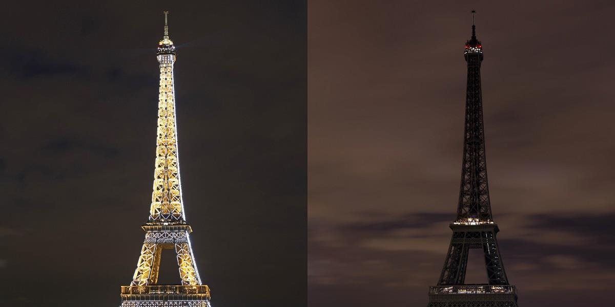 Svetlá na Eiffelovej veži zhasli na päť minút kvôli Hodine Zeme