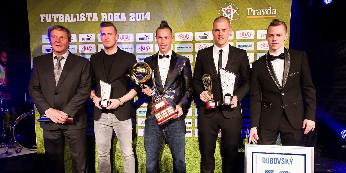 Hamšík je najlepším futbalistom SR za rok 2014, má štvrtý titul