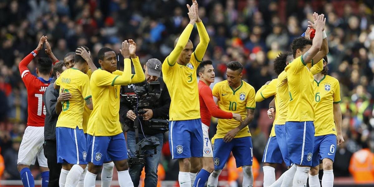 Brazílčania v príprave zdolali Čile 1:0, Francúzi vyhrali nad Dánskom