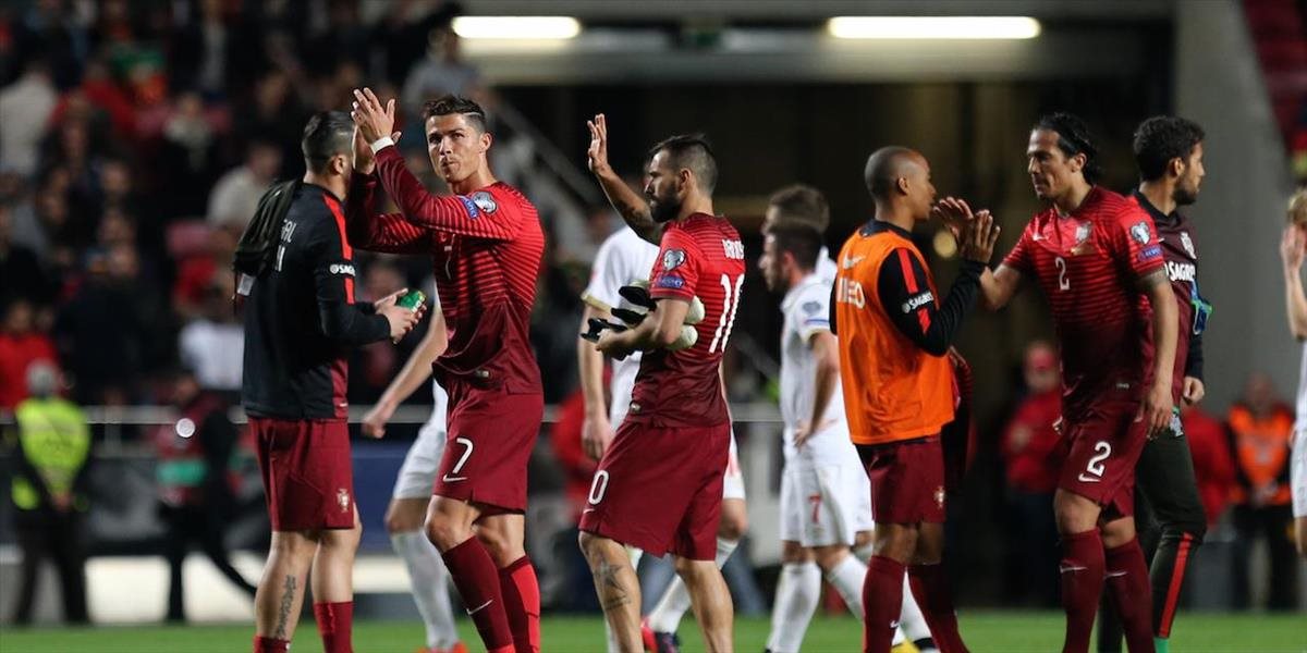 Portugalsko po troch víťazstvách o gól už lídrom I-skupiny