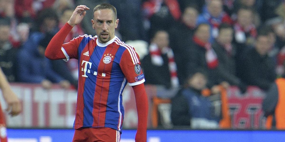Bayern v šlágri proti Dortmundu bez Ribéryho