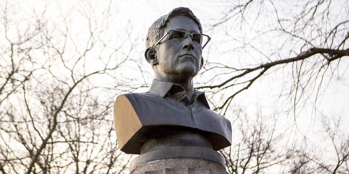 Newyorský park nakrátko zdobila busta Edwarda Snowdena