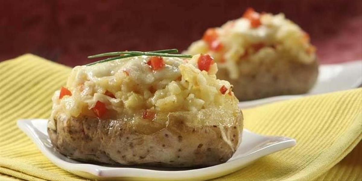 FOTO Recept: Pečené plnené zemiaky