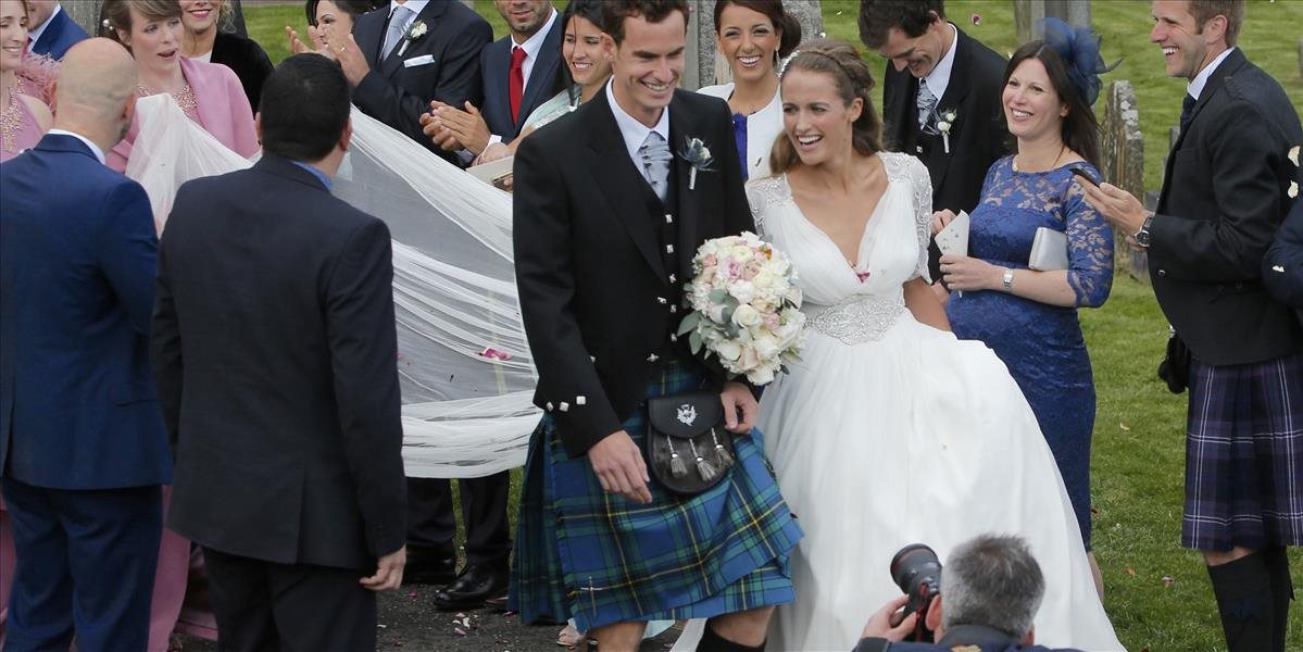 Murray sa oženil, na svadbu prišiel v kilte