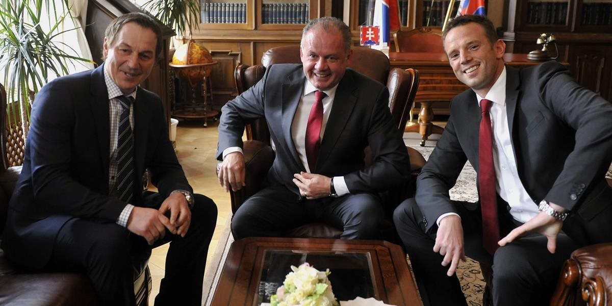 FOTO Prezident Kiska prijal Bondru a Lintnera: Som rád, že chcú pomôcť