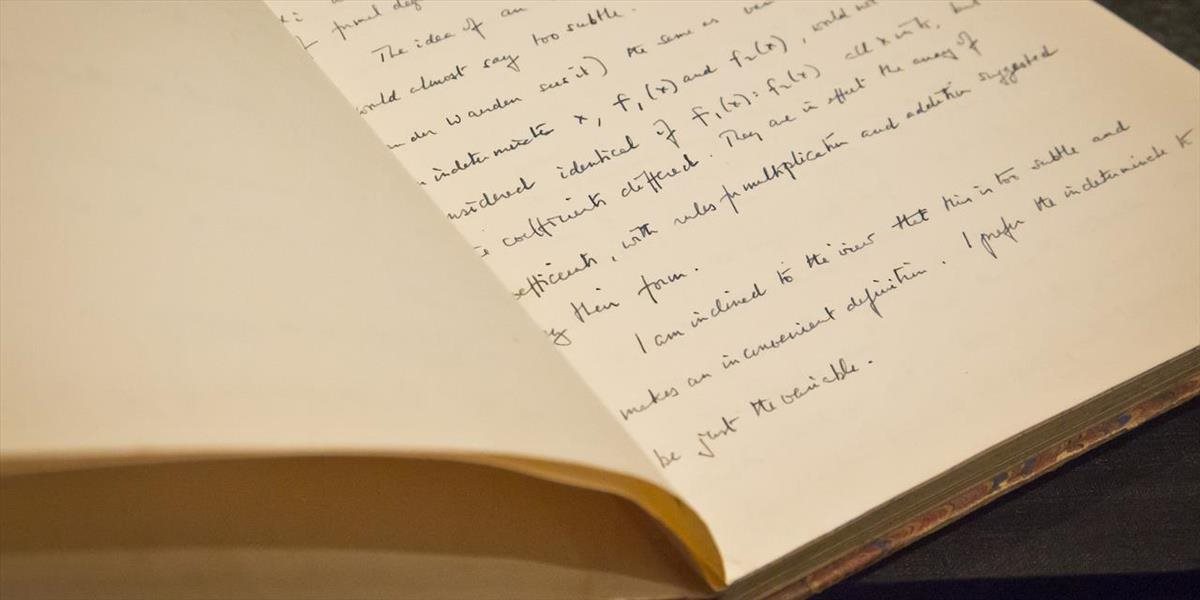 Rukopis génia Turinga, ktorý rozlúštil nacistický kód, sa predal za milión USD