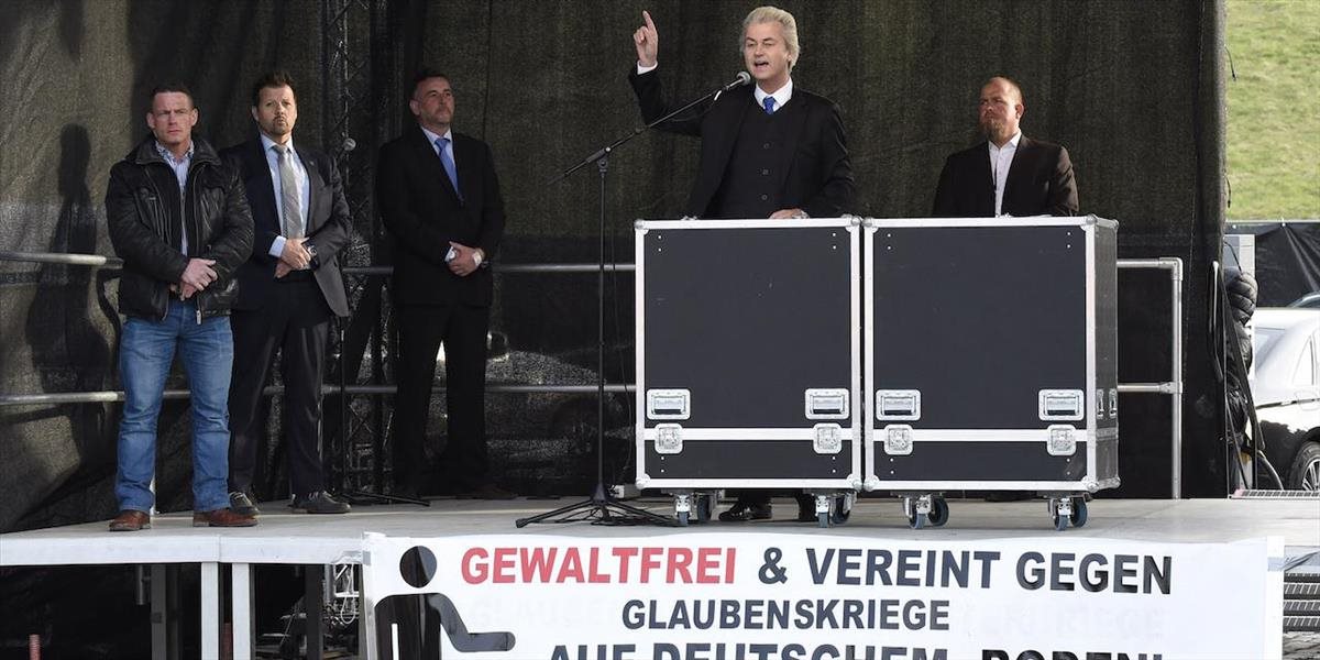 Populista Wilders vystúpil v Drážďanoch na akcii hnutia PEGIDA