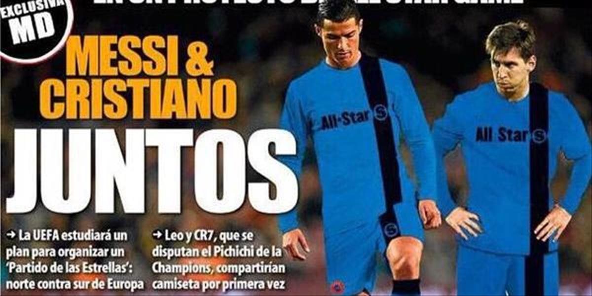 V Zápase hviezd UEFA by Messi a Ronaldo mohli byť spoluhráči