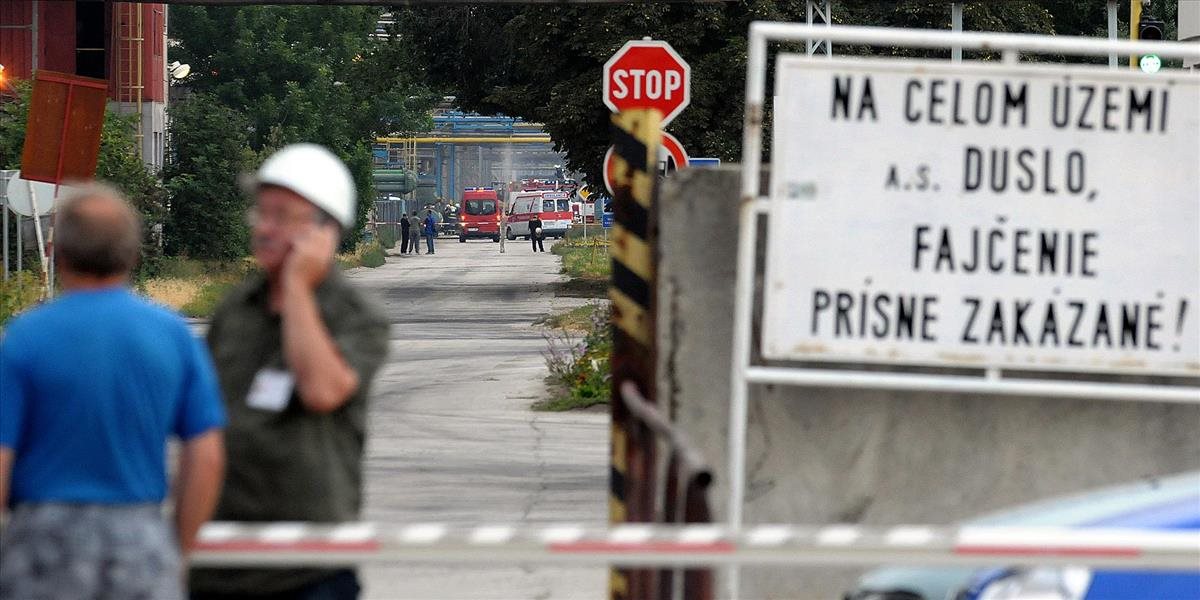 Výbuch v Duslo Šaľa: Hlásia dvoch ťažko zranených, jedného previezol vrtuľník